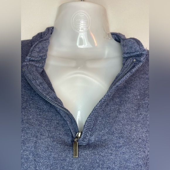 Caporiccio Purple Wool Blend Women Sweater Quarter Zip Size Large 52 Italy - Picture 5 of 11